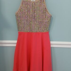 Tween Diva Coral Dance Dress